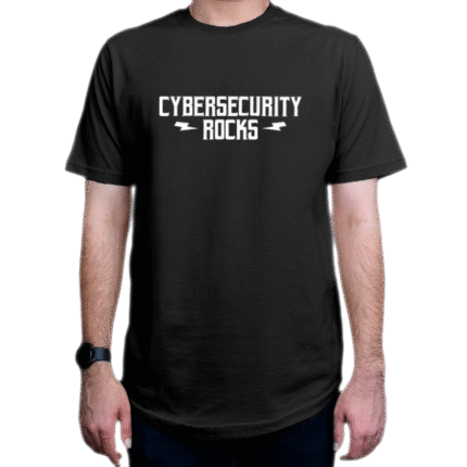 تیشرت برنامه نویسی طرح Cybersecurity Rocks
