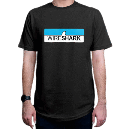 تیشرت برنامه نویسی طرح Wireshark