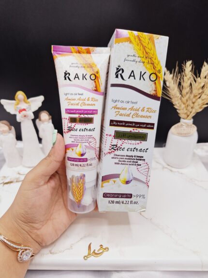 فوم شستشوی براش دار با عصاره برنج و آمینه اسید برند راکو RAKO کد RK610
