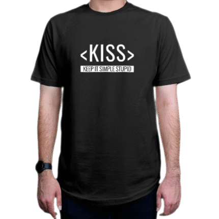 تیشرت برنامه نویسی طرح Keep It Simple Stupid
