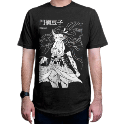 تیشرت انیمه طرح Demon Slayer شیطان کش شخصیت Nezuko Kamado نزوکو کامادو کد DS2-1