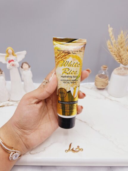 ماسک صورت برنج سفید کننده وترمیم کننده انواع پوست برند کایلی بیوتی KaliyaBeauty کدZ200